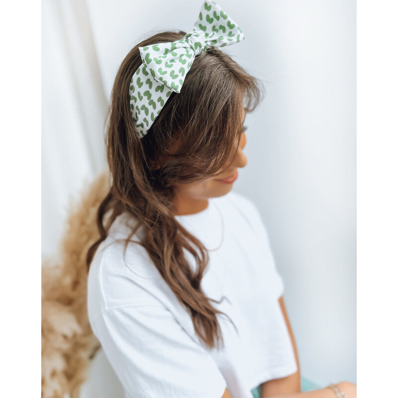 BASIC Smotanovo-zelená čelenka ONTARIO so vzormi HY0034 42769704