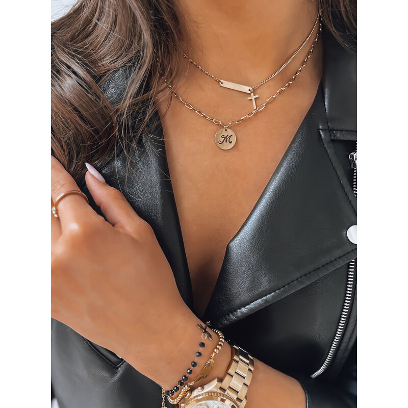 BASIC Zlatý náhrdelník MARBLE IY0081 43935999