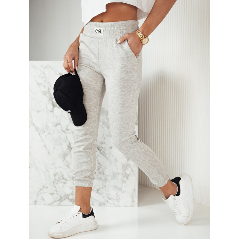 BASIC Svetlosivé pohodlné tepláky CYFL UY1807 49104464