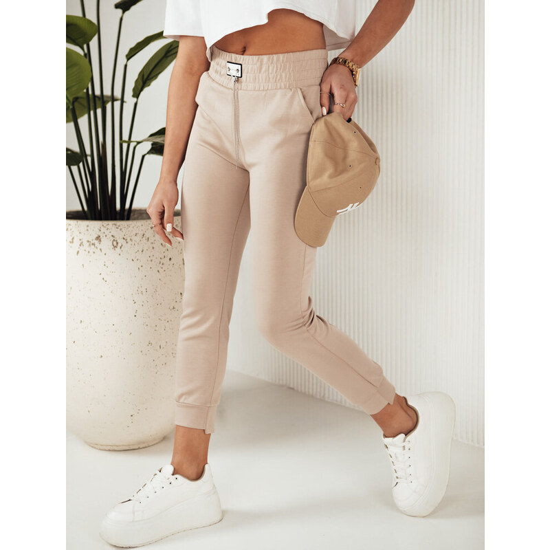 BASIC Béžové tepláky DAVE UY1813 49119643