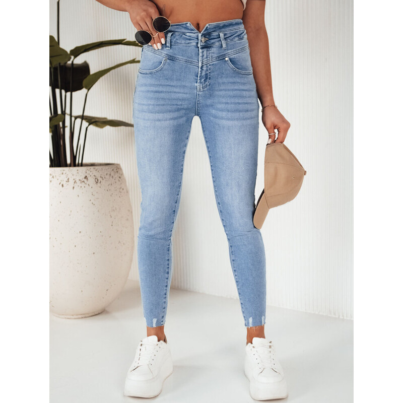 BASIC Svetlomodré skinny rifle MARIE UY1867 49135952