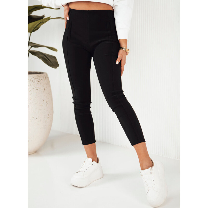 BASIC Čierne legíny s prešívaním pozdĺž nohavíc HUGO UY1822 49135955