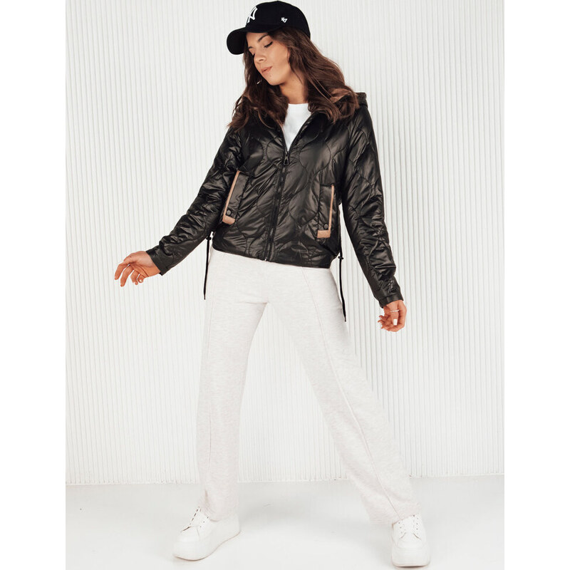 BASIC Čierna prešívaná prechodná bunda MAXWELL TY4111 49206208