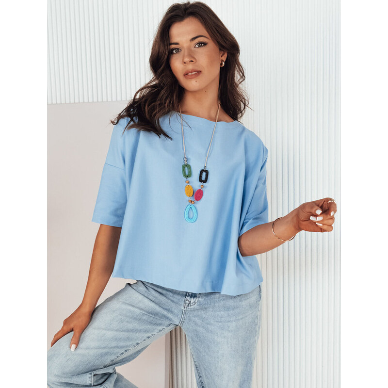 BASIC Svetlomodré oversize tričko BULS RY2506 50296891
