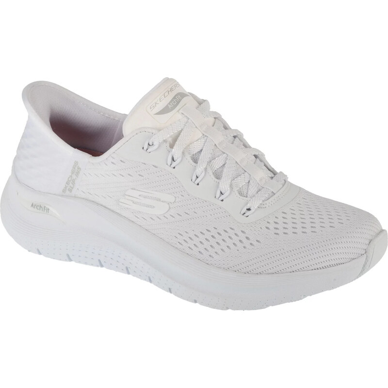 Biele dámske športové tenisky Skechers Slip-Ins: Arch Fit 2.0 - Easy 62391388