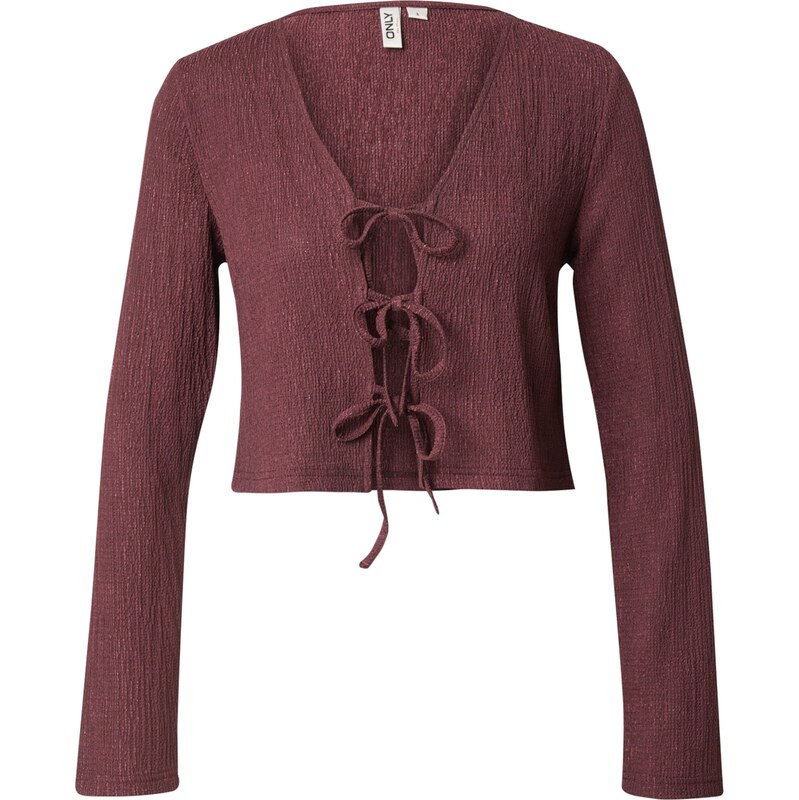 ONLY Blúzka ONLKELLY vínovo červená 62468652