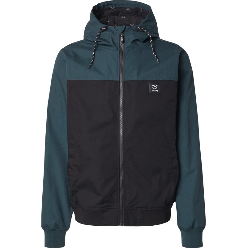 Iriedaily Prechodná bunda Segelprofi 2.0 petrolejová / čierna 63211758