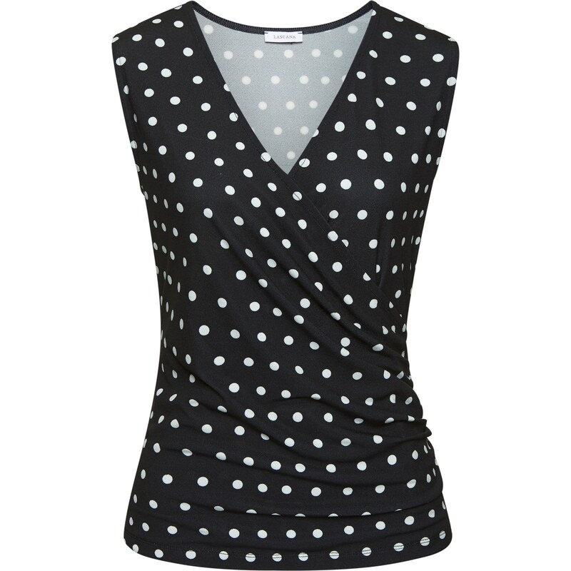 LASCANA Top čierna / biela 62961484