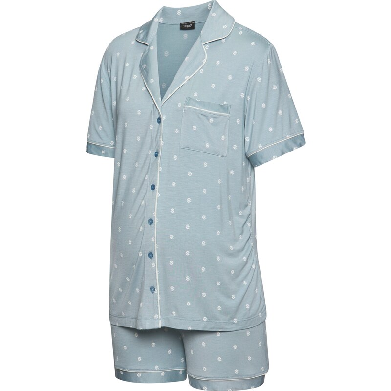 VIVANCE Kraťasy svetlomodrá / šedobiela 63157659