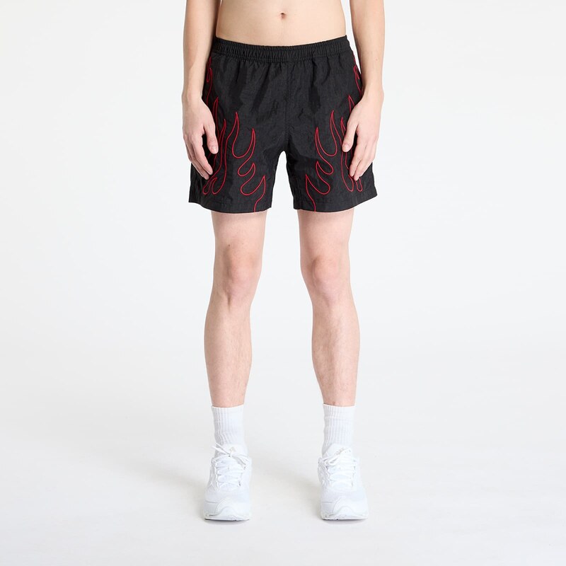 Šortky PLEASURES Fiery Running Shorts Black XXL 62399940
