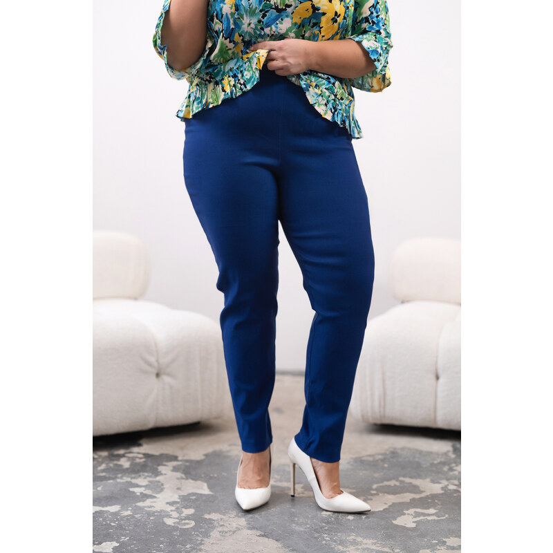 (veľ. 46) Bengalínové nohavice Alex kráľovská modrá 63884759