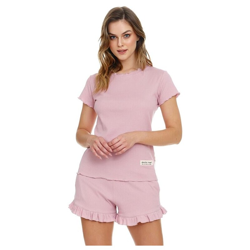 DN Nightwear Dámske pyžamo Papaya ružové 62334550