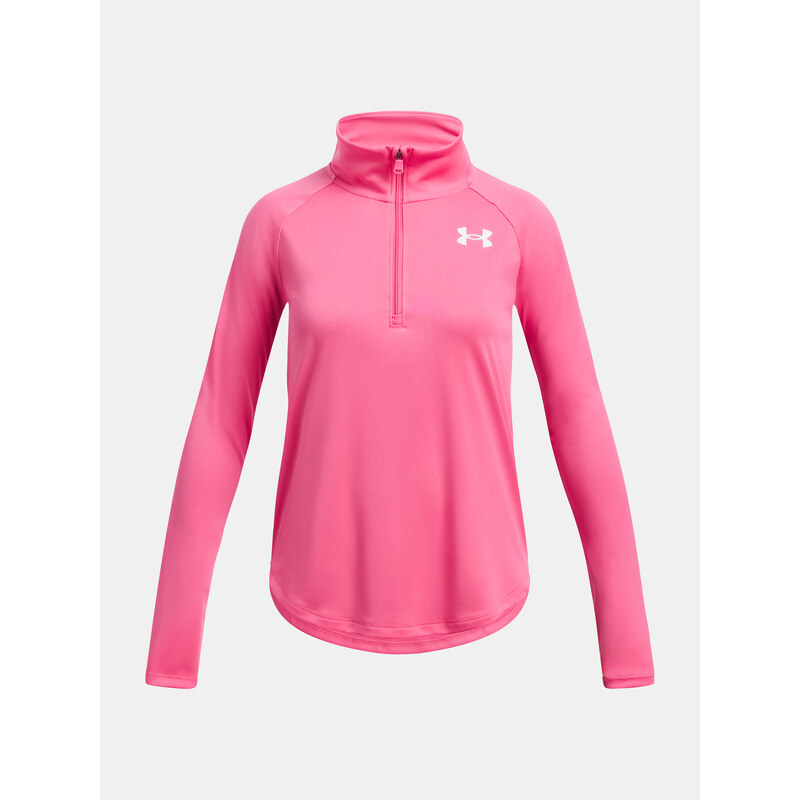 Girls T-shirt Under Armour Tech Graphic 1/2 Zip - Girls 66601159