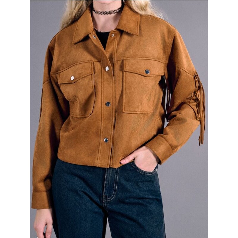 Sinsay - Bunda so strapcami - béžová 65762739