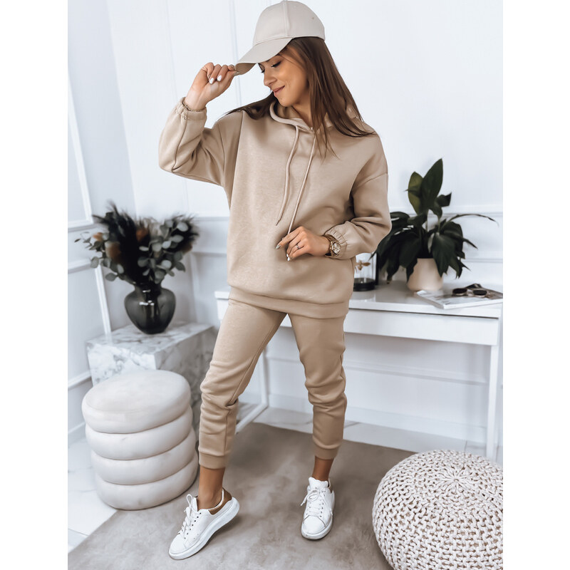 BASIC Béžová teplákovka KSENIIA PREMIUM AY0784 36944076