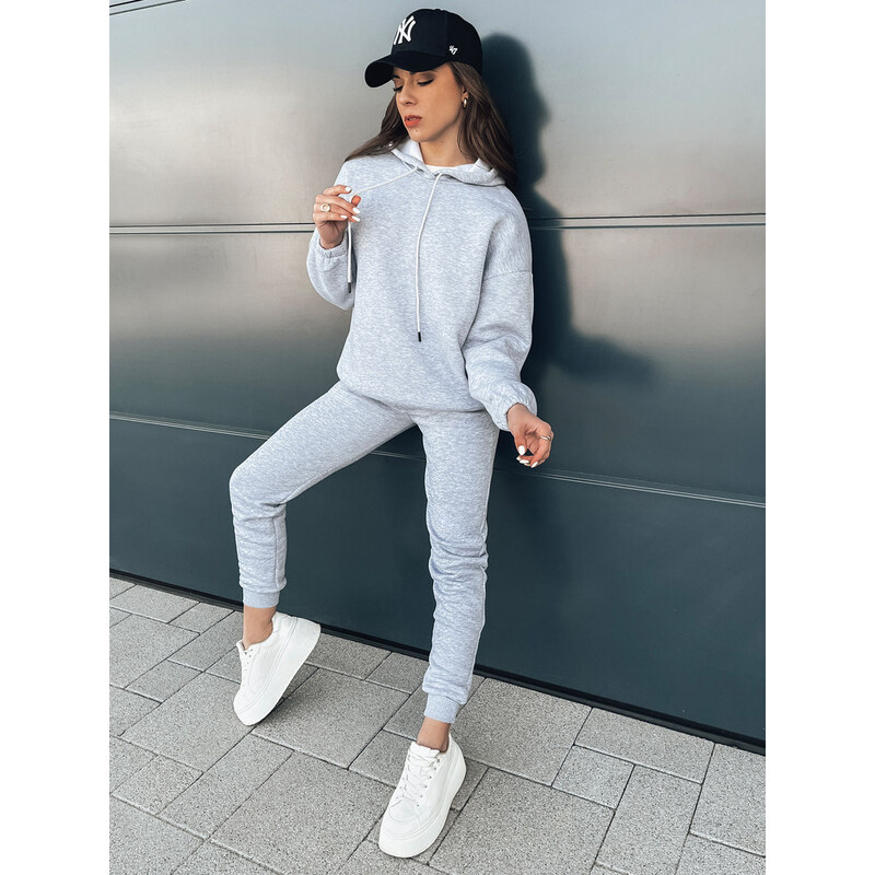 BASIC Sivá teplákovka KSENIIA PREMIUM AY0785 36944077