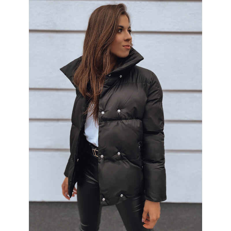 BASIC Čierna dámska zimná krátka bunda TY1994z 61186441