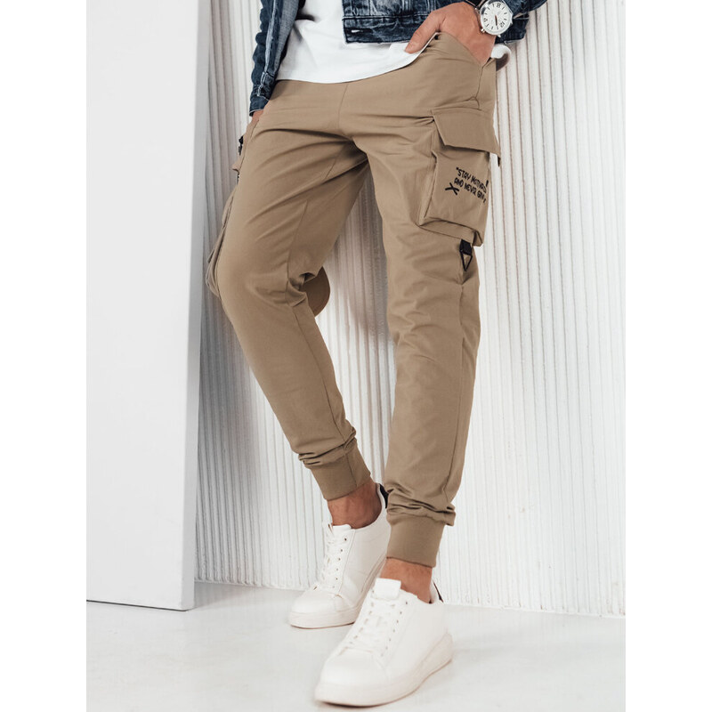 BASIC Béžové cargo nohavice UX4163 49997389