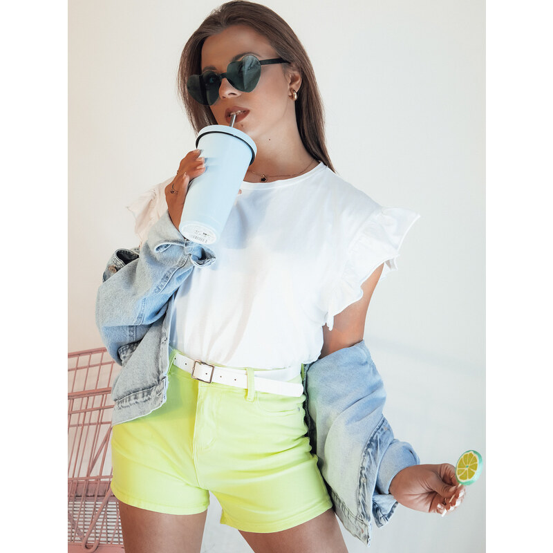 BASIC Žlté džínsové kraťase GLAMWEAR SY0361 52673415