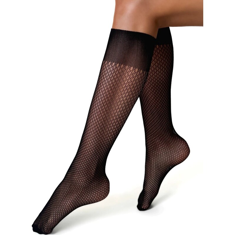 Dámske podkolienky z prelamovanej pleteniny Veneziana Magica 65151548