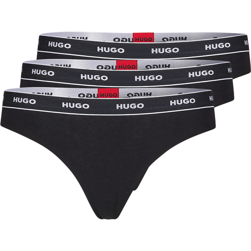 Dámske tangá BOSS 3Pack Stripe 50469681-001 - HUGO 62409594