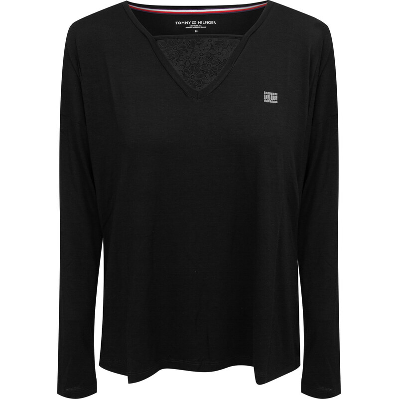 Dámske tričko s dlhým rukávom UW0UW01981-BEH - Tommy Hilfiger 62410695