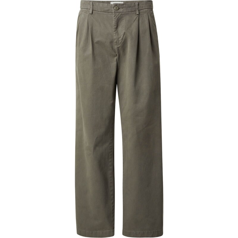 JACK & JONES Plisované nohavice olivová 62902468