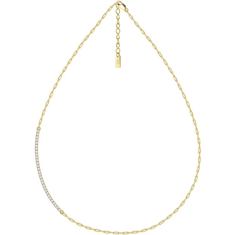 MAJYA Strieborná retiazka ARLETTE 40+5 cm pozlátená 11576 64582748