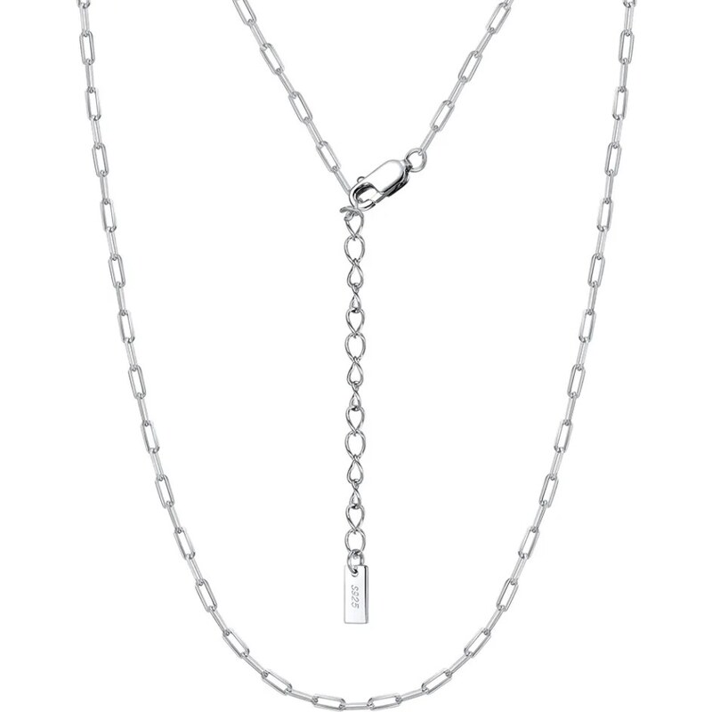 MAJYA Strieborná retiazka DAREL 45+5 cm | šírka 2 mm 11579 64582741