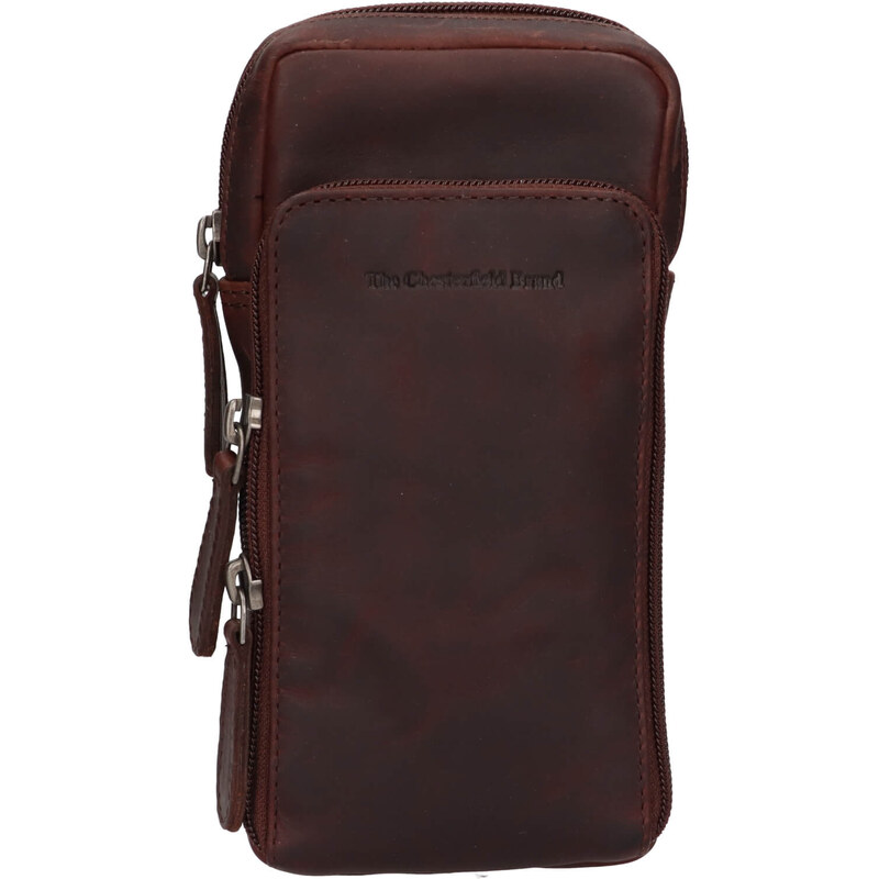 Kožená taška na mobil a doklady The Chesterfield Brand Miura - hnedá 62419629