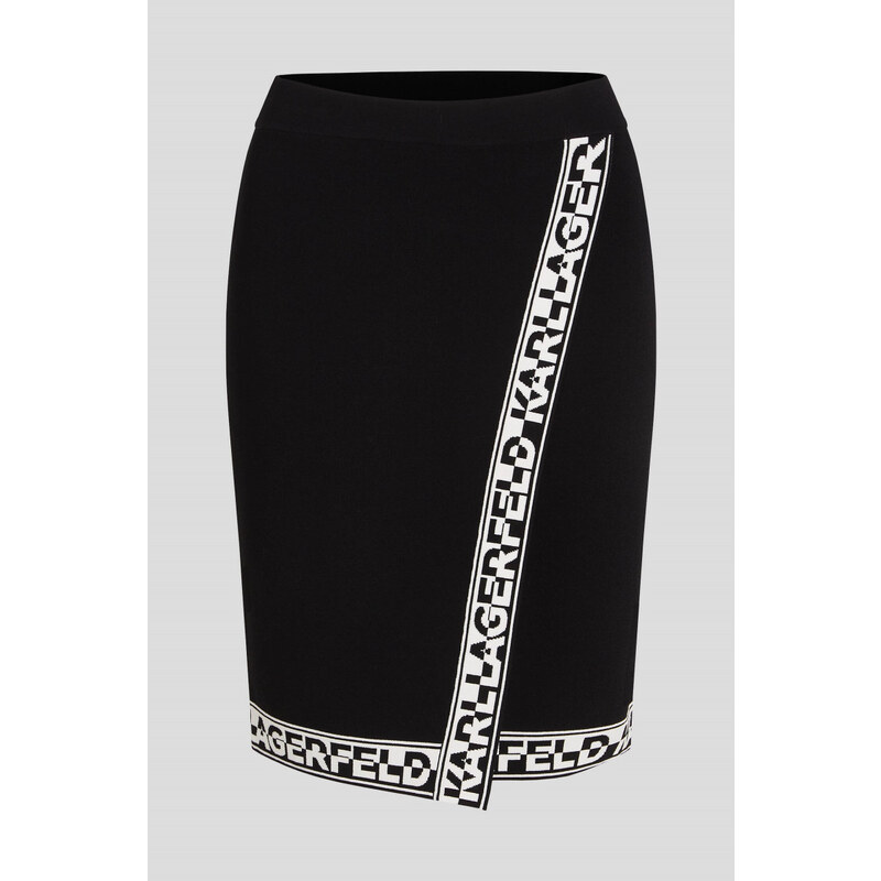 SUKŇA KARL LAGERFELD LOGO KNIT SKIRT 49441166