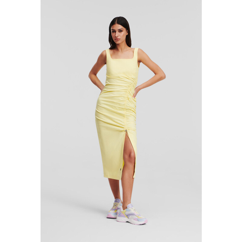 ŠATY KARL LAGERFELD GATHERED STRETCH DRESS 52624584