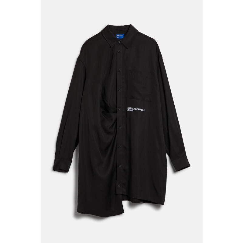 ŠATY KARL LAGERFELD JEANS KLJ ASYMMETRIC SHIRT DRESS 57077101