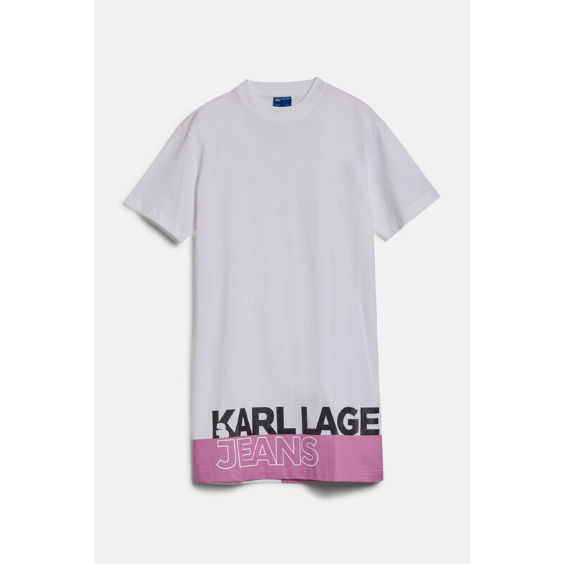 ŠATY KARL LAGERFELD JEANS KLJ REGULAR LOGO TEE DRESS 57258308