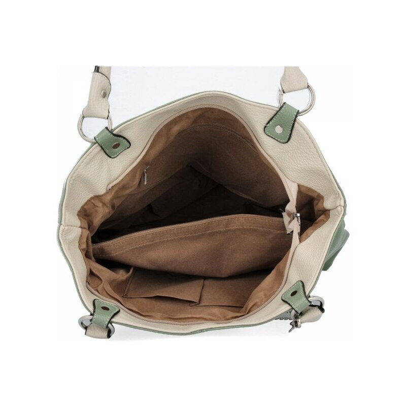 Dámská kabelka shopper bag Hernan zelená HB0150