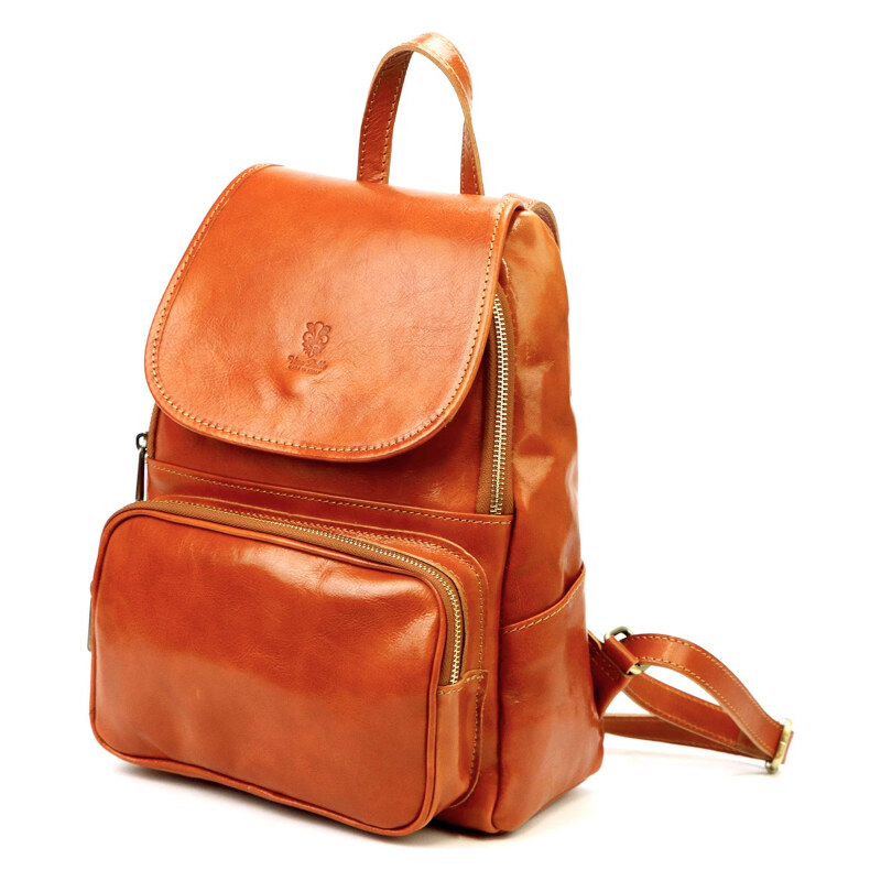 Dámsky kožený batoh Florence hnedý (KZ56637) 11l 62425806