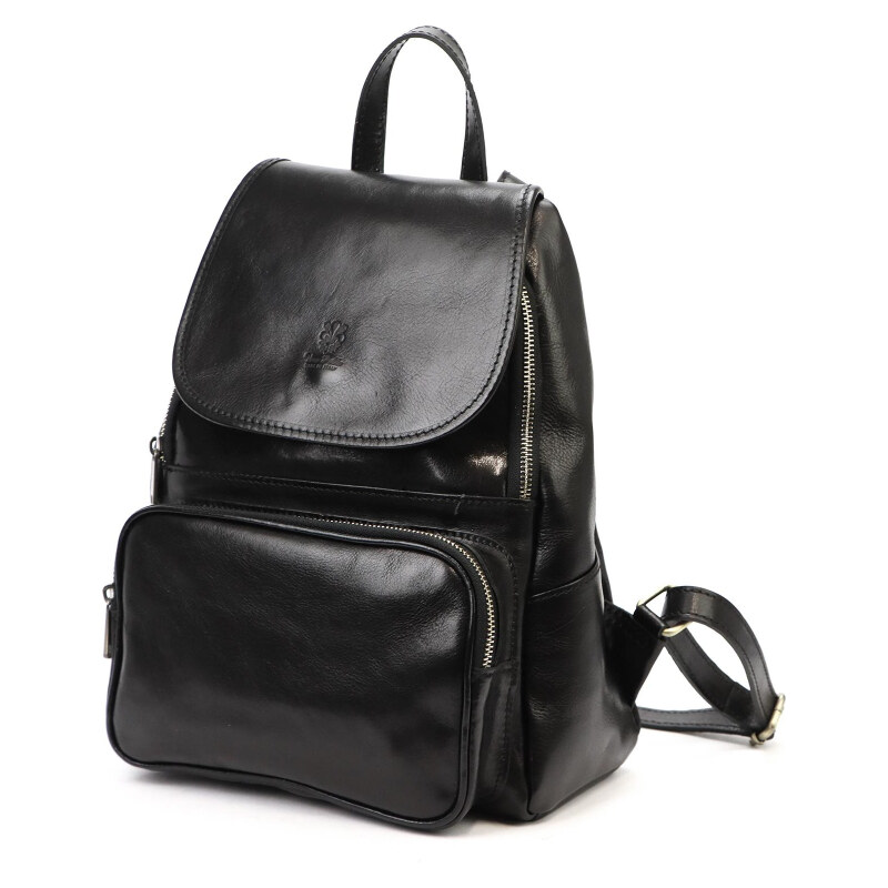 Dámsky kožený batoh Florence čierny (KZ56636) 11l 62425807