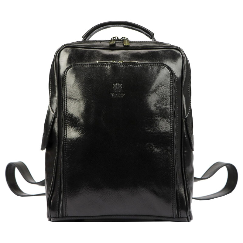 Dámsky kožený batoh Florence čierny (KZ39606) 10l 62425812