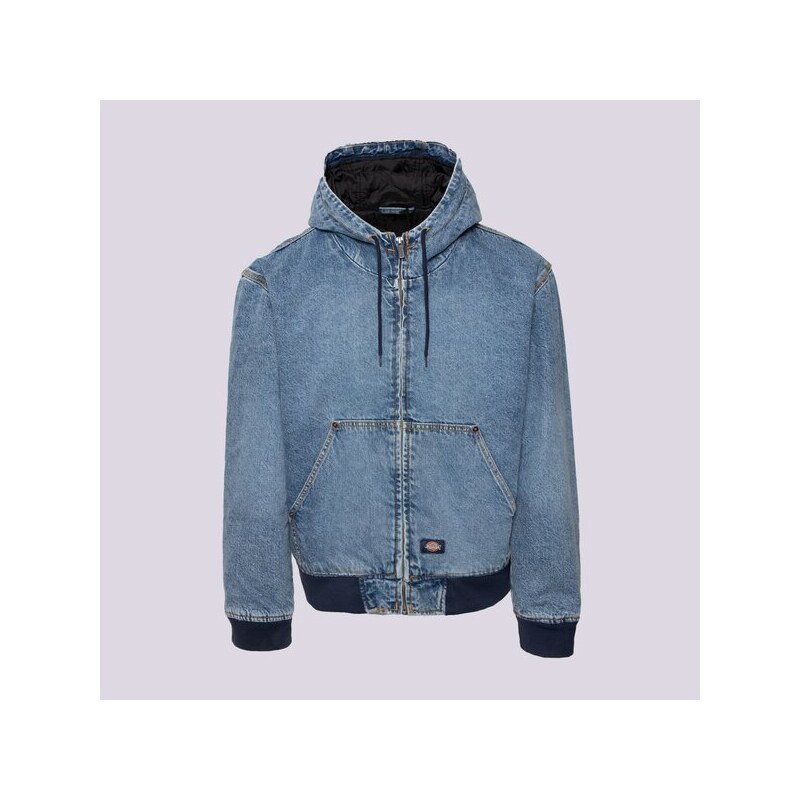 Dickies Bunda Dickies Hooded Denim Jacket Muži Oblečenie Prechodné 62426184