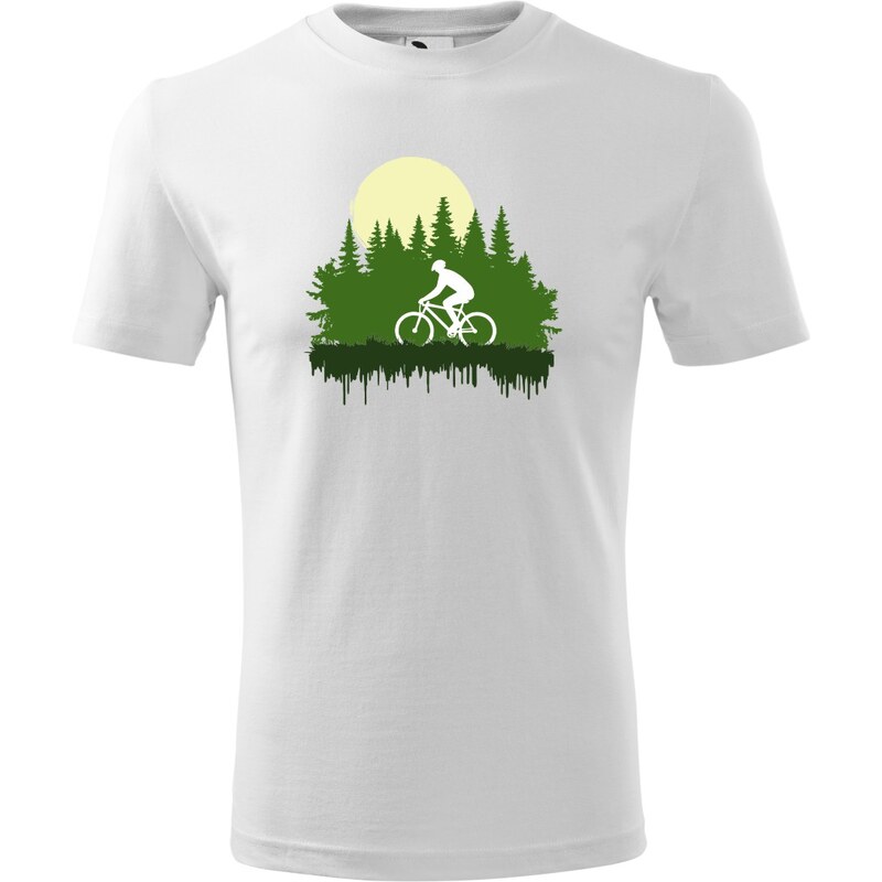 Handel Tričko - Cyklista a les 64269066