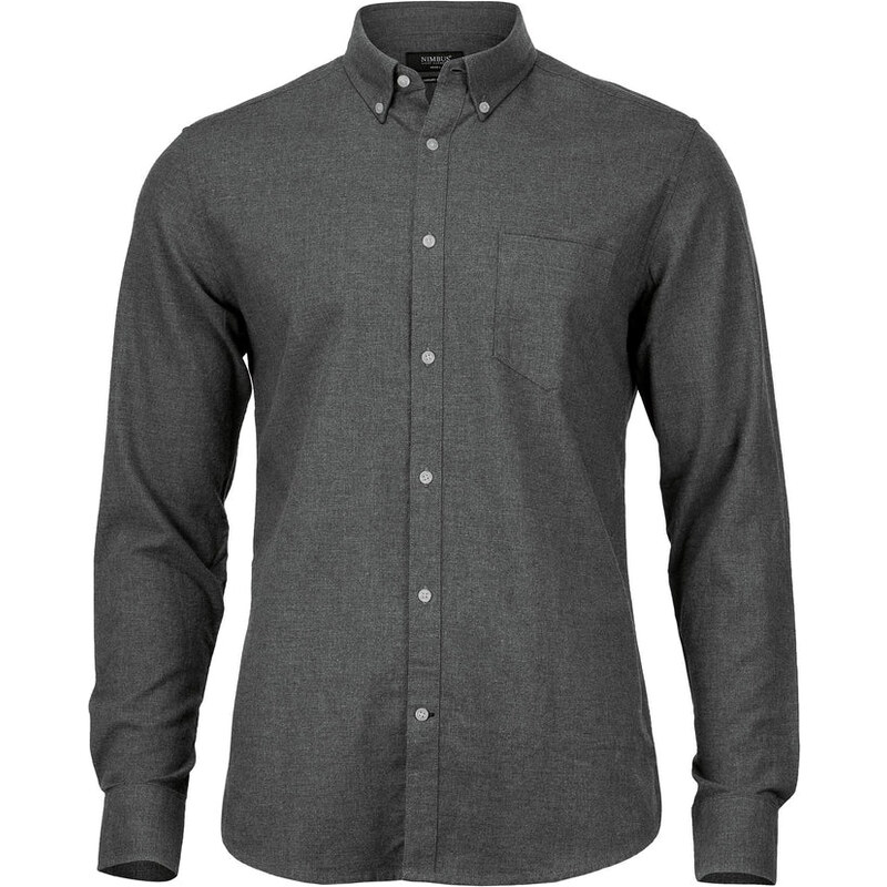 Luxusná flanelová košeľa s golierom na gombíky a vreckom Calverton 62426770