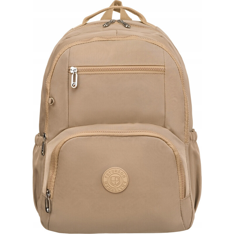 Peterson Béžový priestranný športový plecniak PTN 3304-CO 50296784
