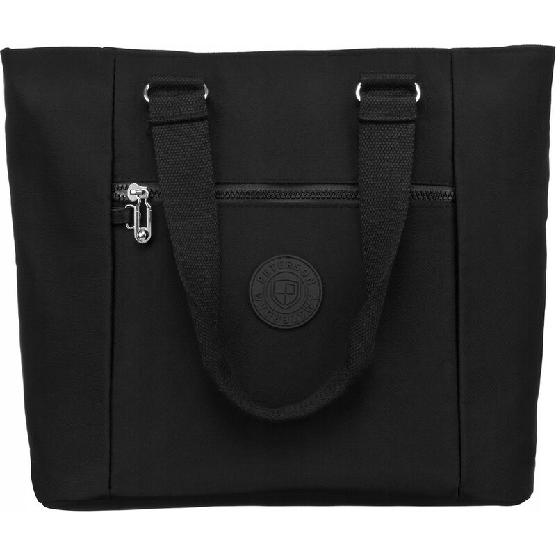 Peterson čierna priestranná shopper taška PTN 3301-CO 50296792