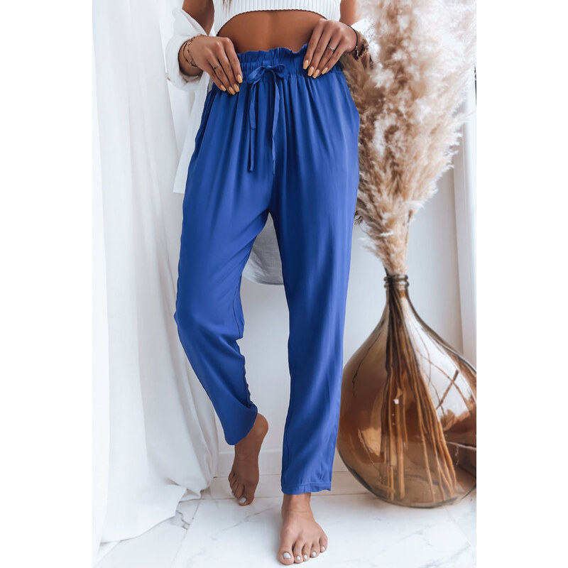 BASIC Modré voľné nohavice ADELIS UY1537 43313670