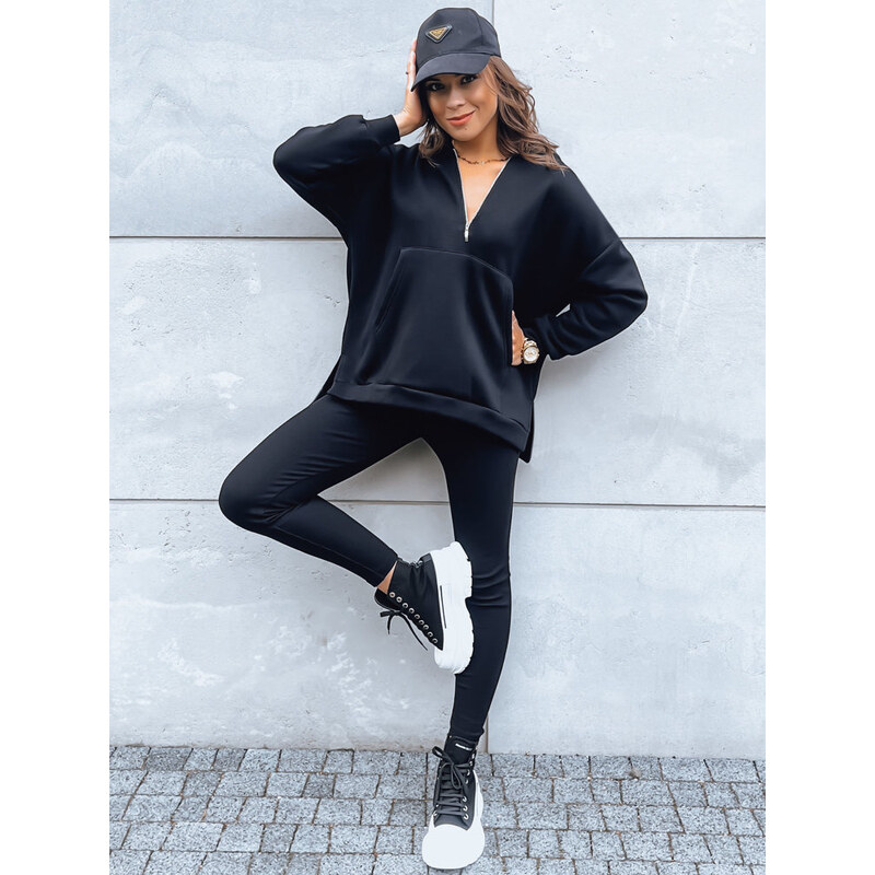 BASIC Čierna súprava mikiny a legín MAY DAY AY0910 45531689