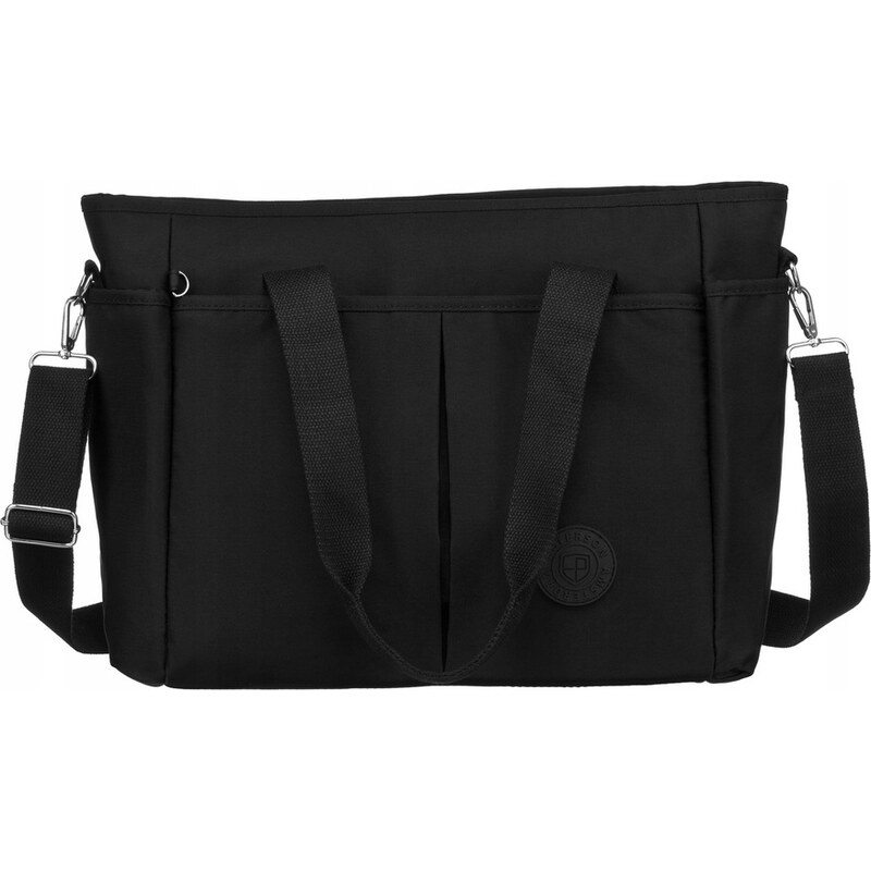 Peterson čierna textilná shopper taška PTN 3303-CO 50296797