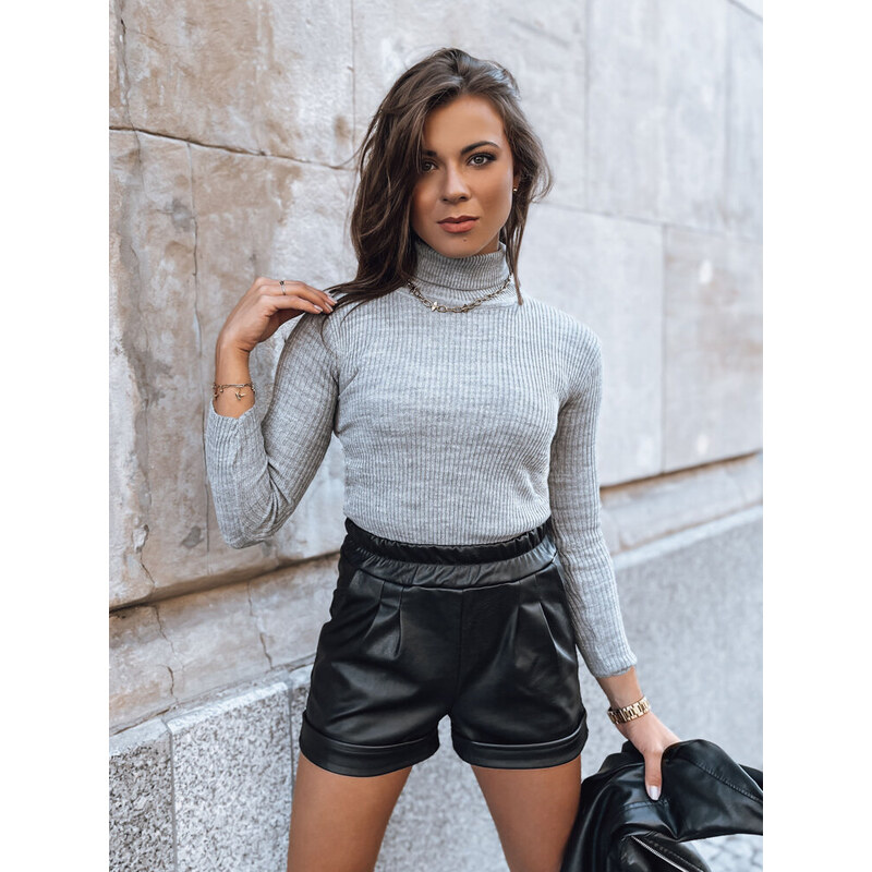 BASIC Svetlosivý rebrovaný rolák OSLO MY1286 29720184