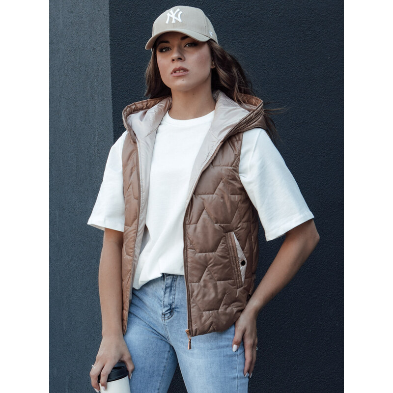 BASIC Tmavozlatá prešívaná vesta NICOLAS TY4464 56506916