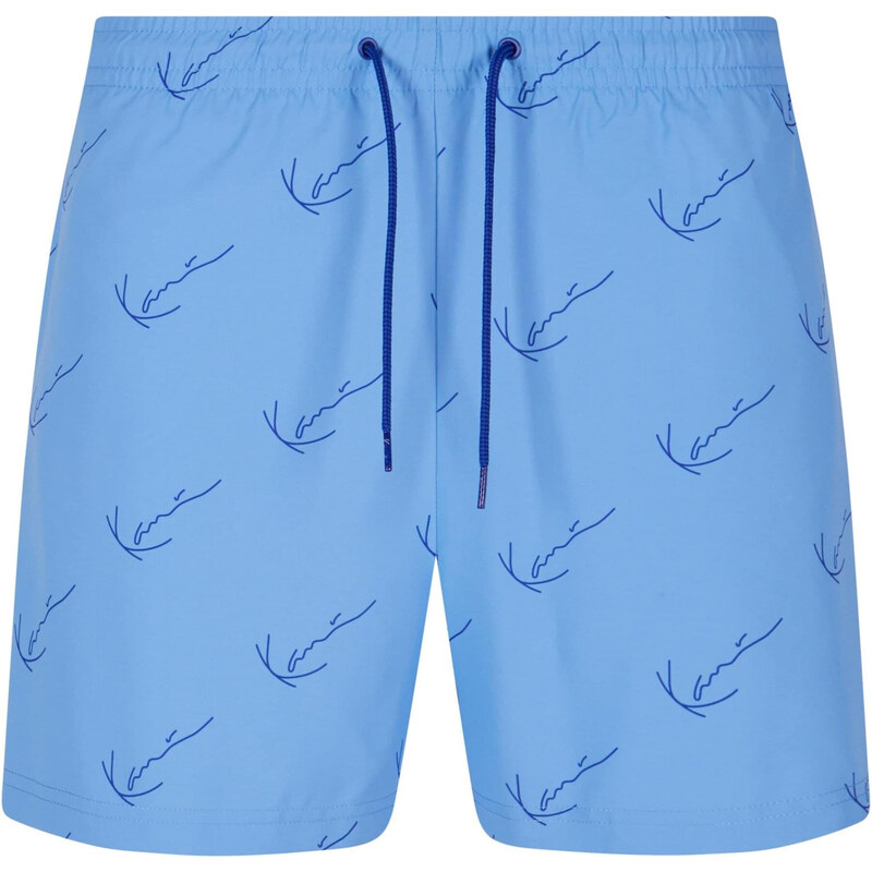 Karl Kani Plavecké šortky zafírová / svetlomodrá 64565376