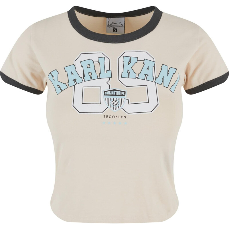 Karl Kani Tričko krémová / svetlomodrá / tmavozelená / biela 65873818